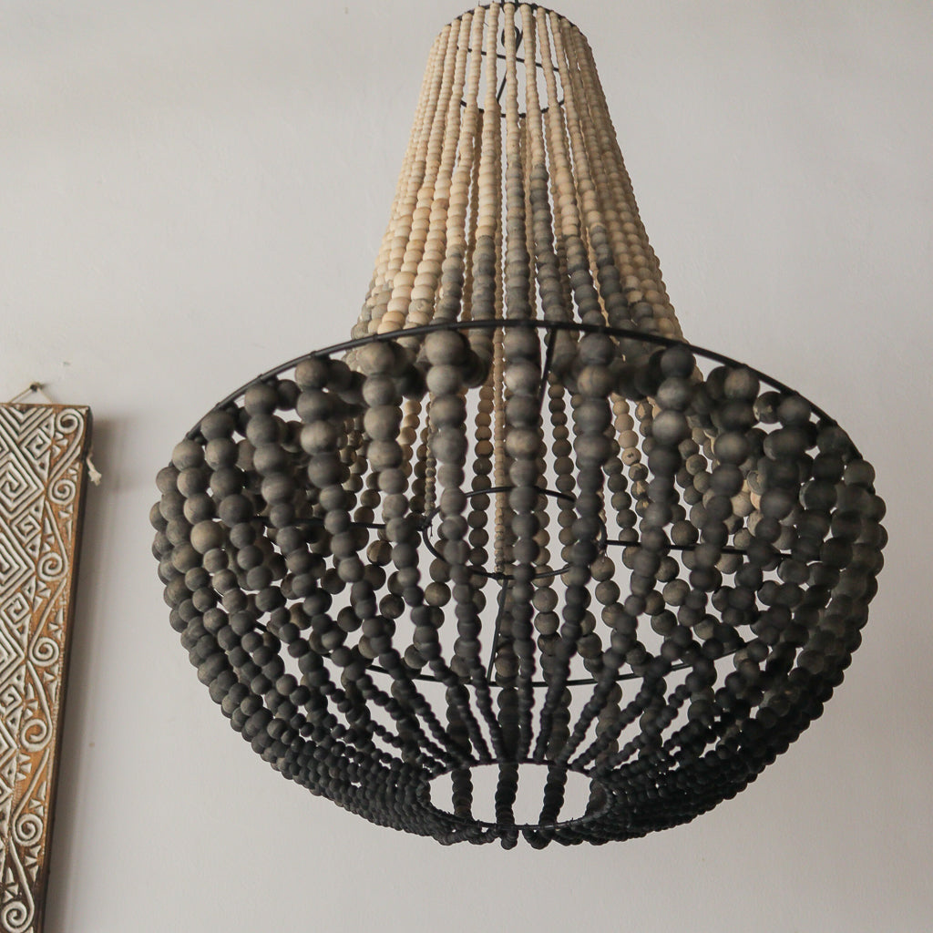 beaded chandelier home decoration