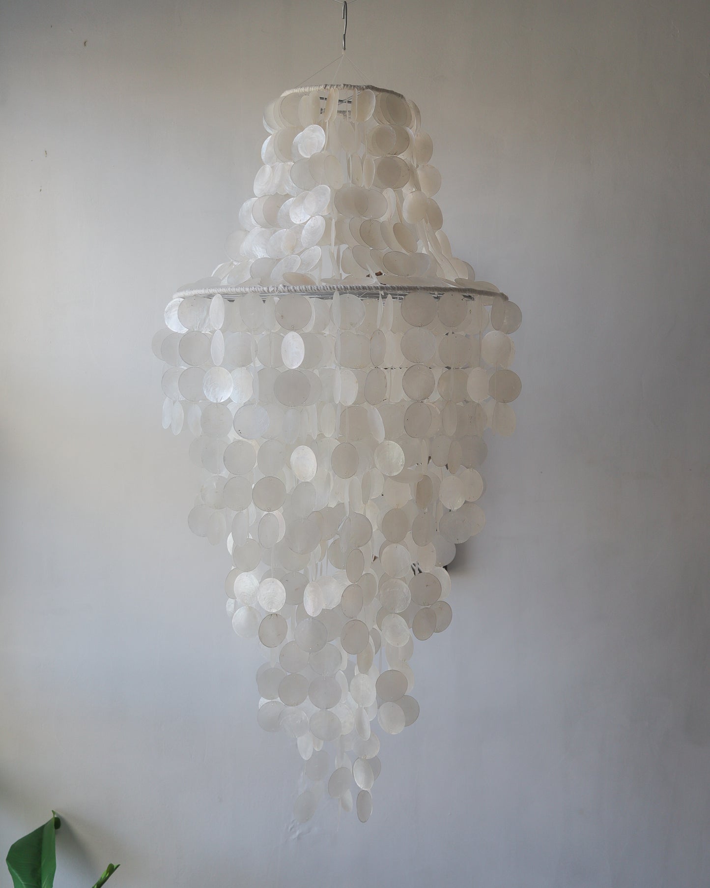 Capiz Shell Chandelier Bali