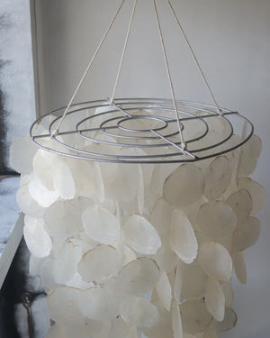 Home decoration pendant light capiz shell