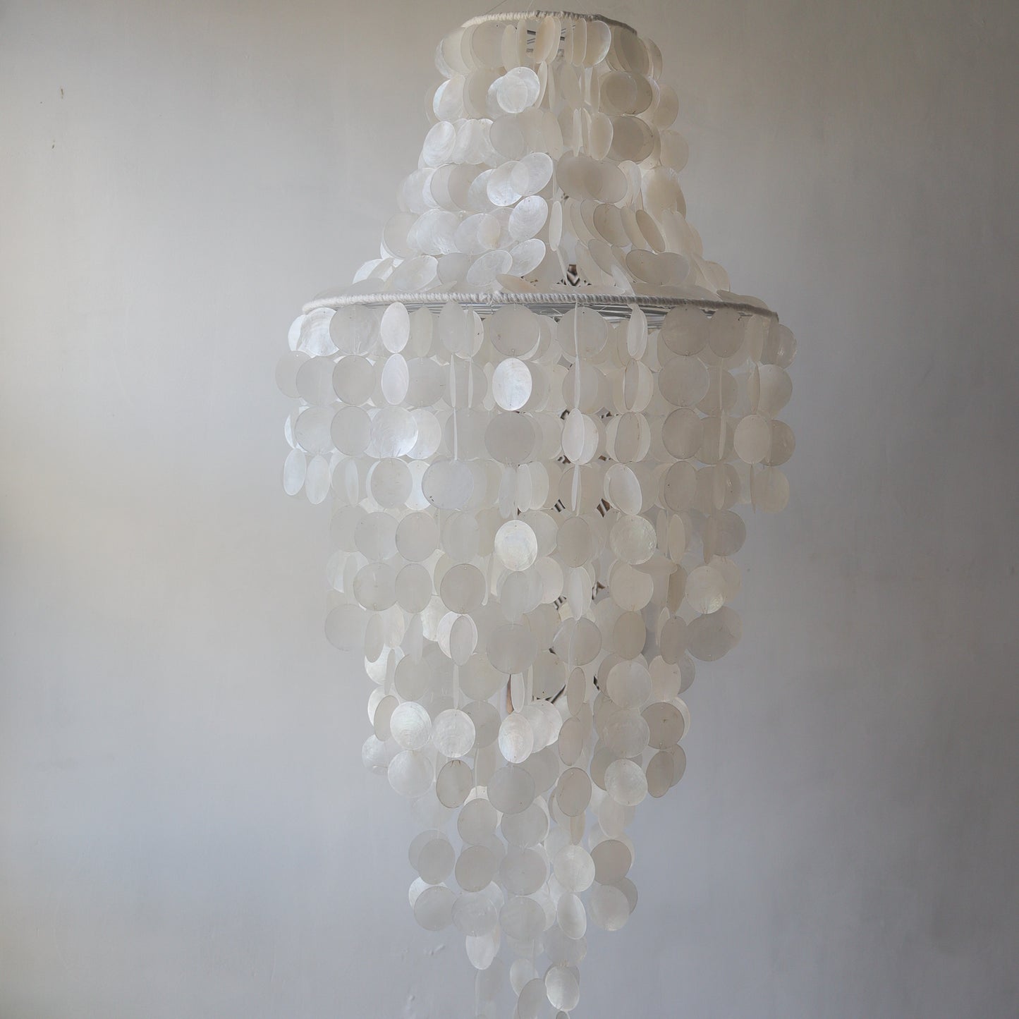 Capiz Shell Chandelier Bohemian Decoration