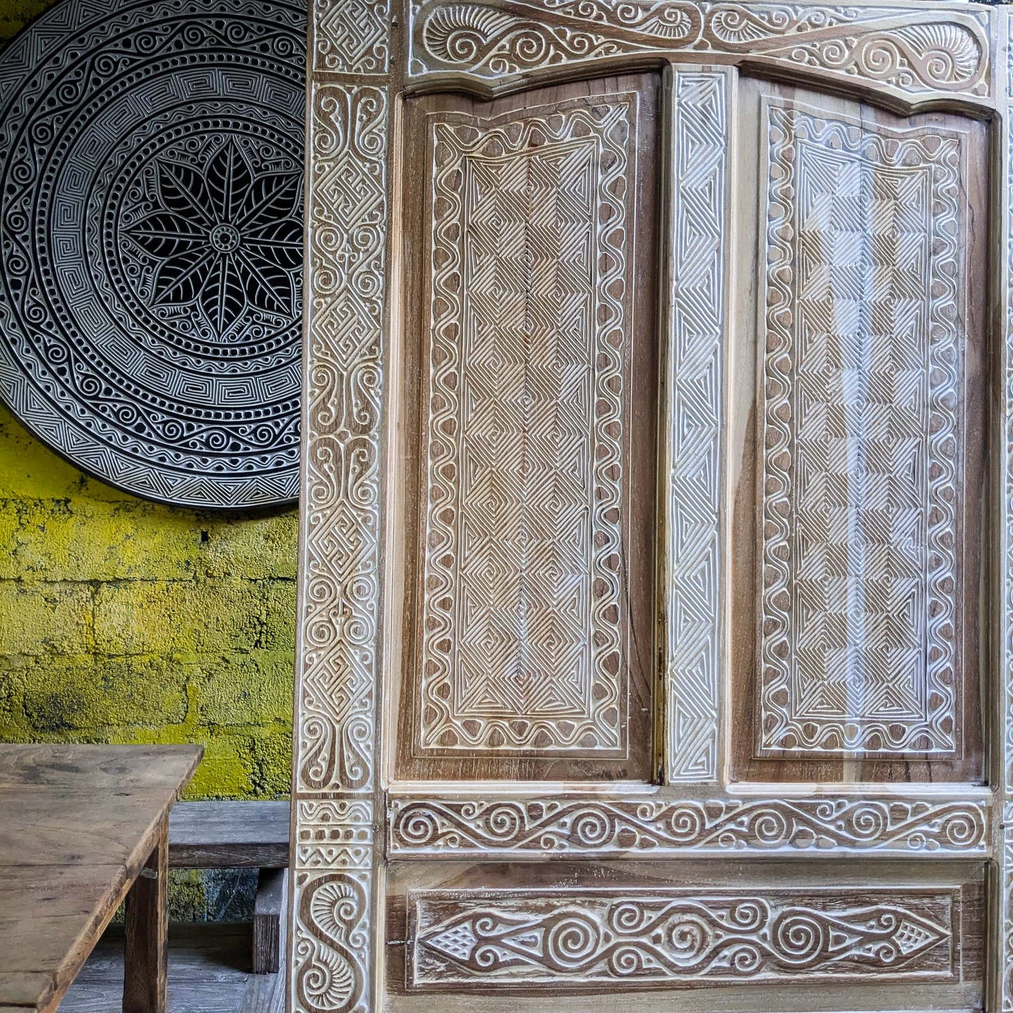 carved door ethnic