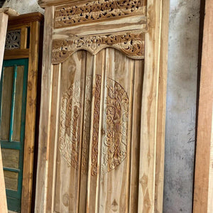 hand carved door