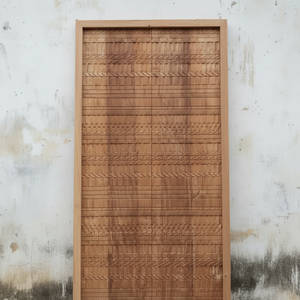 Solid teak wood door