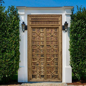 carved door