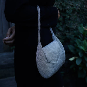 Wire Mesh Hand Knitted Shoulder Bag Cananga