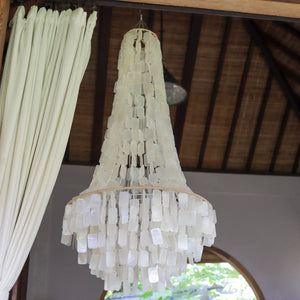 Capiz light for living room