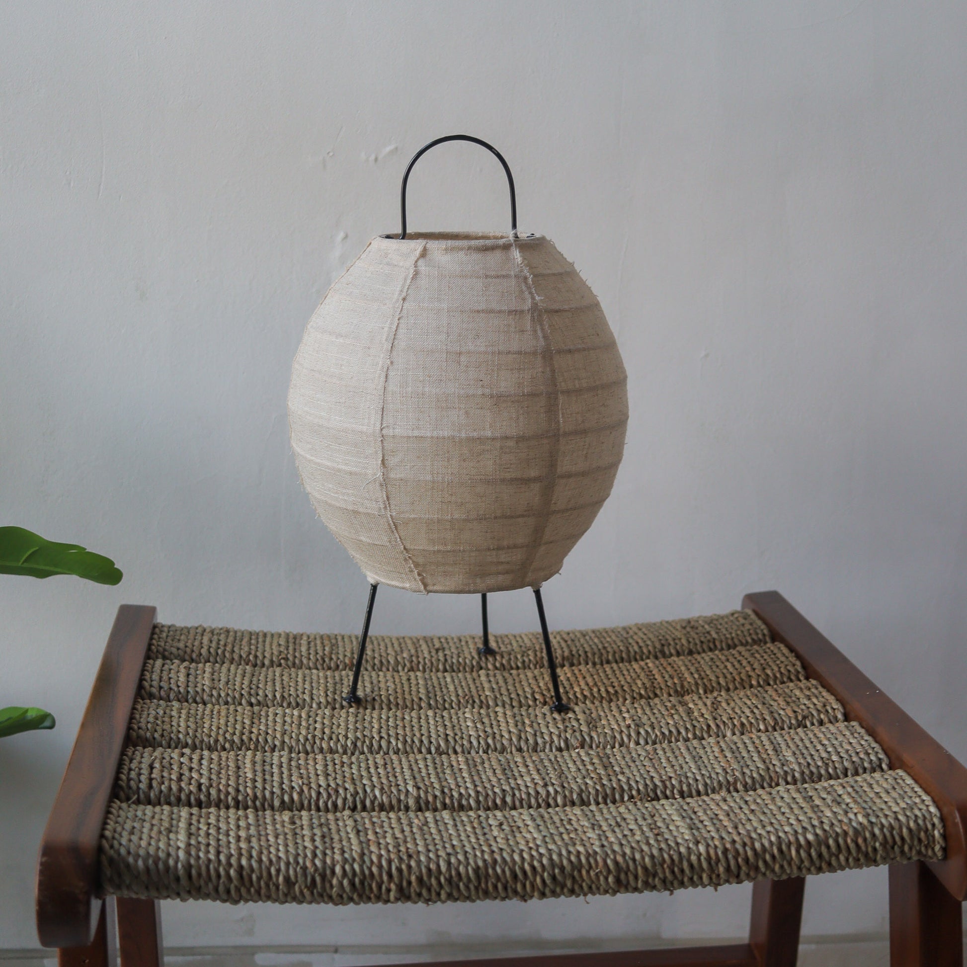 Linen Bedside Lamp Home Decor