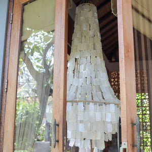 natural Capiz hanging lamp