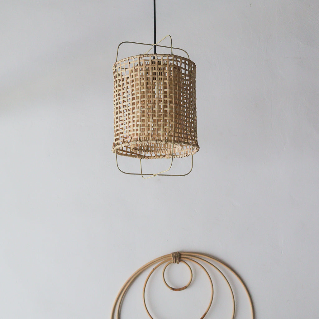 Rattan Pendant Light Kurung Design