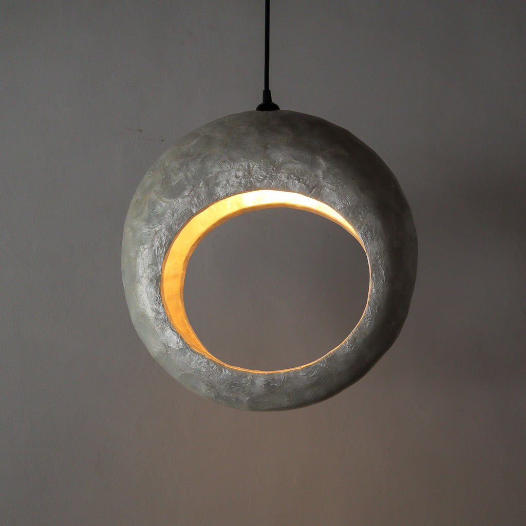 Capiz Shell Chandelier Bulan Roomi Design