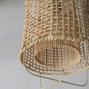 Rattan Pendant Light Kurung Design