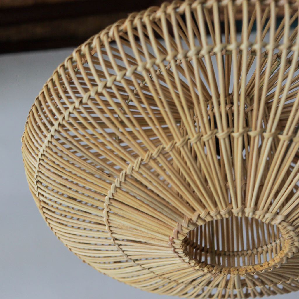 Handmade Rattan Pendant Light Bulon Design