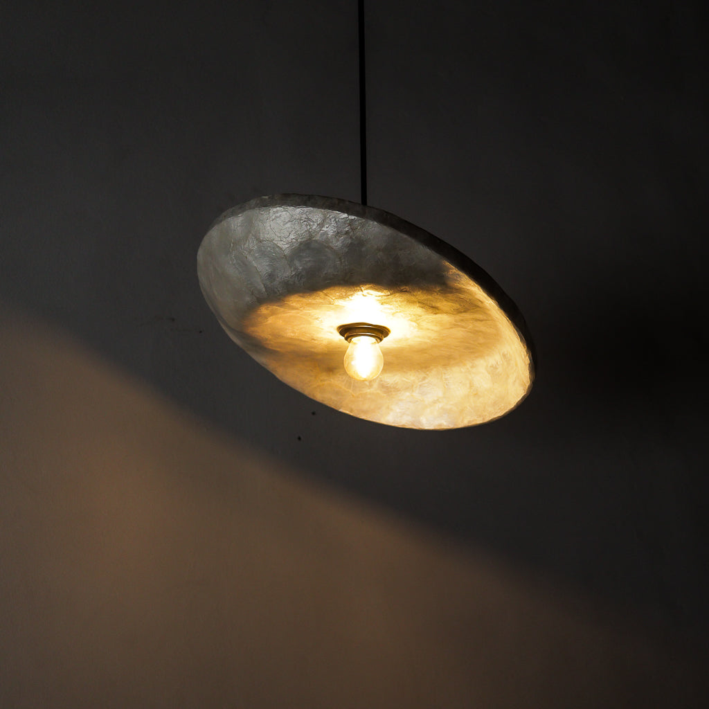 Capiz Shell Chandelier Spiral Roomi Design