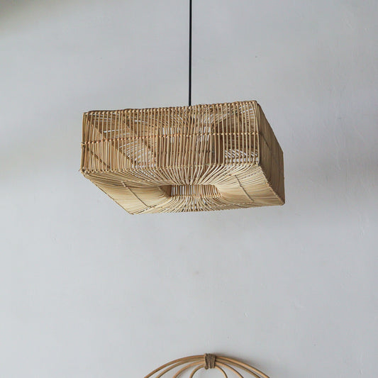 Rattan Pendant Light Kubus Design