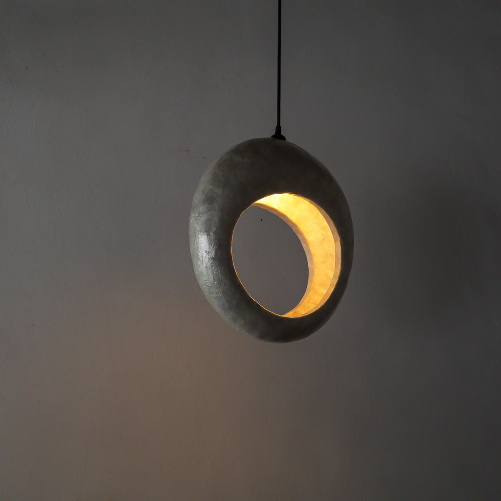 Capiz Shell Chandelier Bulan Roomi Design