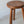 round wooden stool