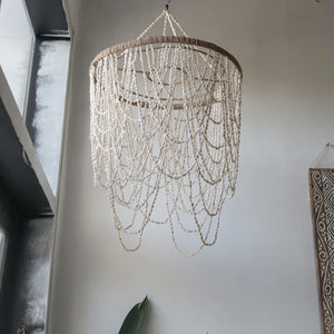 sea shell chandelier bali