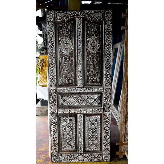 Vintage Handcarved Door Bali 200x80 cm