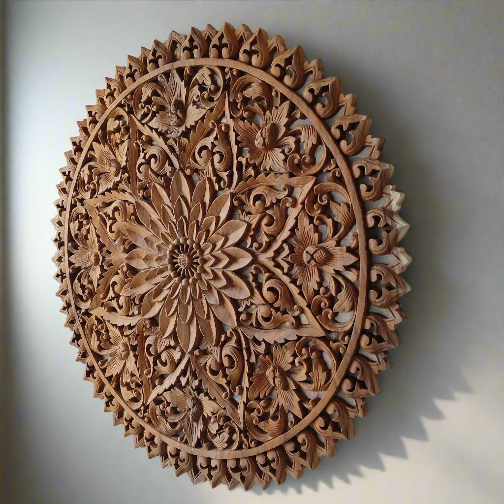 wall art carving balinese