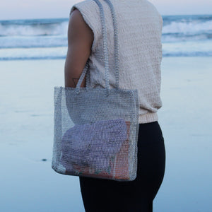 Wire Mesh Hand Woven Tote Bag Cempaka