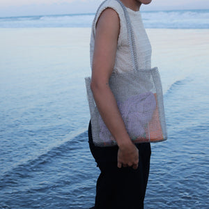 Wire Mesh Hand Woven Tote Bag Cempaka