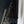 Handmade black beaded chandelier with rustic wooden accents, Balinese home decor lighting