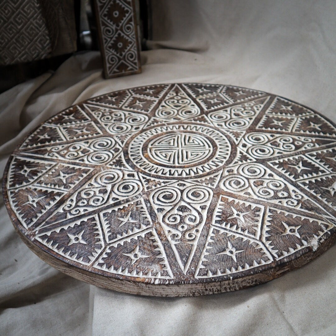 Hand Carved Wall Panel Ethnic