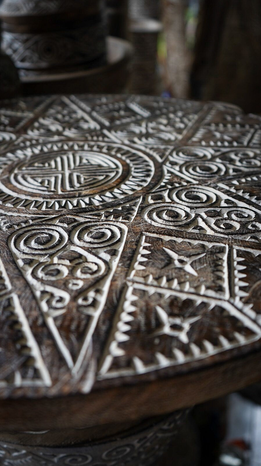 Hand Carved Wall Panel Ethnic