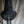 Handmade black beaded chandelier with cascading strands, boho decorative lighting